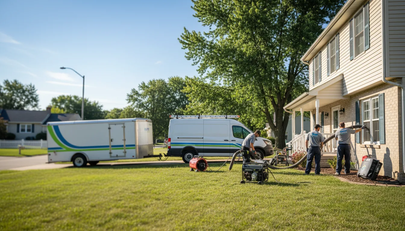 Flooded Basement Restoration And Cleanup With Repair in South Lyon, MI near me